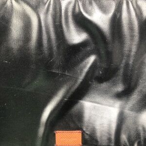 New Coach Black Vinyl Padded Baby Changing Pad